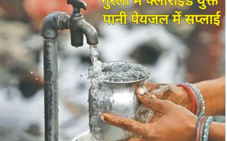 करोडो रूपये की चम्बल परियोजना ने गुरलाँ मे राइजिंग लाइन डालनी भूलें, पुरानी लाइन में  स्थानीय जलस्रोत से कम दबाव से पानी मिल रहा: फ्लोराईड पानी पीने को मजबूर