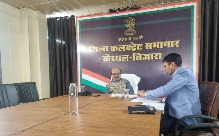 जिला कलेक्टर ने एनसीआर क्षेत्र में ग्रेप 4 की पालना में की जा रही विभिन्न गतिविधियों की समीक्षा की