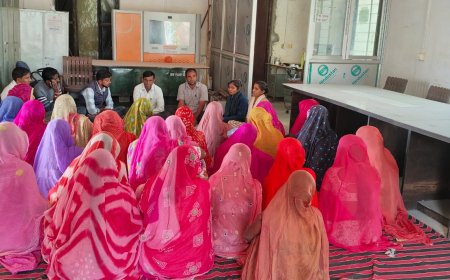 गोगरा में महात्मा गांधी नरेगा योजना के अंतर्गत  किया कार्यों का सामाजिक अंकेक्षण