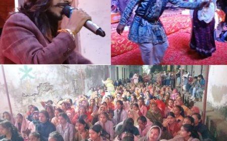 एक शाम नृरसिंग भगवान के नाम भजन संध्या में दी बेहतरीन प्रस्तुति, किया नृसिंहग की महिमा का बखान