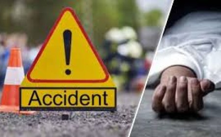 अज्ञात वाहन की टक्कर से एक जने की मौत