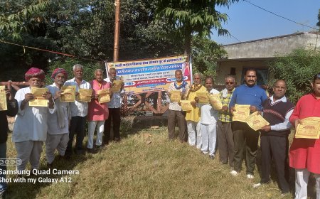 माली समाज के सामूहिक विवाह सम्मेलन के पोस्टर का किया विमोचन