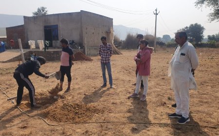 जलदाय विभाग कनिष्ठ अभियंता ने कर्मचारियों के साथ काटे 8 अवैध नल कनेक्शन