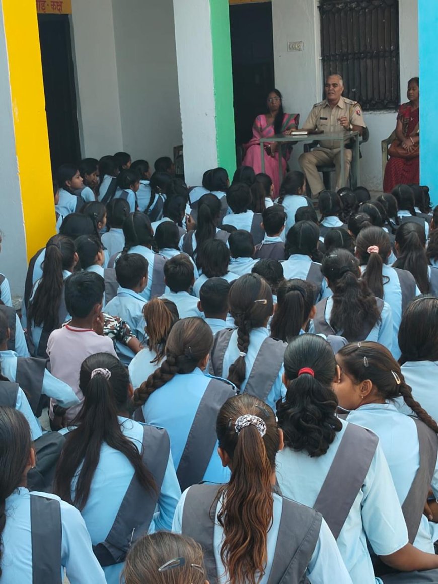 महिला व बच्चों को साइबर अपराध को रोकने के लिए सबसे बड़ी सावधानी बरतें,  जागरूकता ही बचाव: थानाप्रभारी