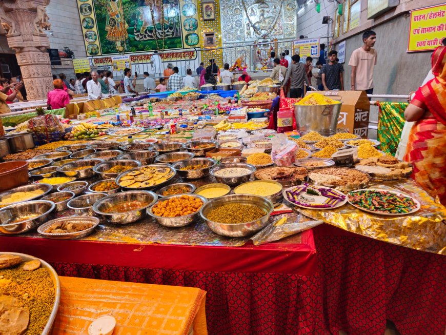 बाबा की दशमी को हुआ मसूरिया मंदिर में भव्य अन्नकूट का आयोजन