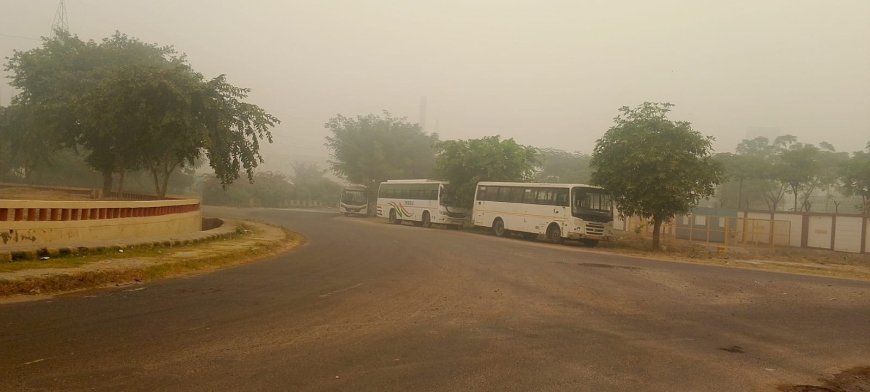 भिवाड़ी और आसपास के क्षेत्र में जहरीली हुई हवा, आंखों में जलन के साथ सांस लेने में हो रही भारी दिक्कत