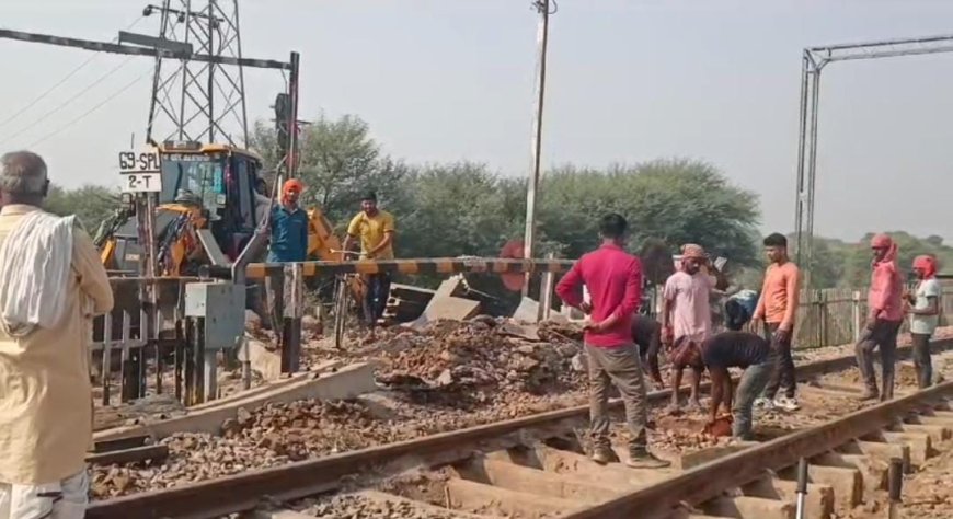 गोविन्दगढ़ रेलवे फाटक 69 आज 24 घंटे के लिए बंद: ओवर हॉलिंग का किया जाएगा कार्य, यातायात रहेगा प्रभावित