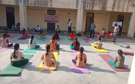 "करो योग रहो निरोग " की तर्ज पर दो दिवसीय योग कार्यशाला का समापन