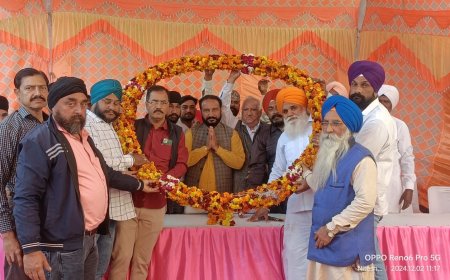 रामगढ विधानसभा चुनाव में विजयी सुखवन्त सिंह का धन्यवाद यात्रा के दौरान बिजवा मुबारिकपुर नौगांवा में किया भव्य स्वागत