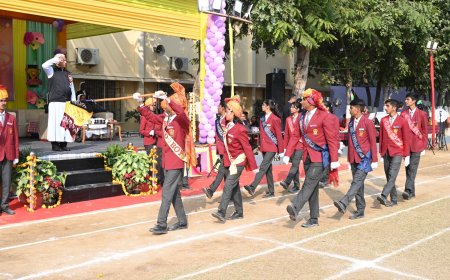 उड़ान हौसलों की ' खेल महोत्सव में खिलाड़ियों ने दिखाई प्रतिभा, ग्रीन हाउस बना विजेता