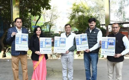 ईपी के टैलेंट सर्च एग्जाम का  हुआ पोस्टर विमोचन