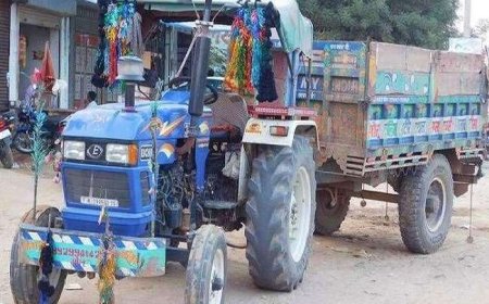 बिना नंबर के चल रहे  ट्रैक्टर ट्रालियों पर प्रशासन का ध्यान नहीं