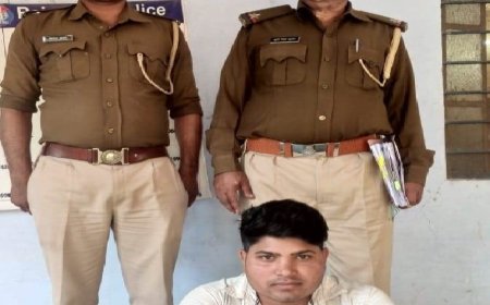 वैर थाना पुलिस की कार्यवाही:  लूट के मामले में फरार चल रहे आरोपी को किया गिरफ्तार