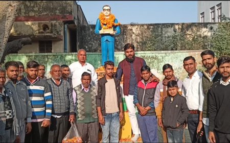 गोविंदगढ़ में डॉ.भीमराव अंबेडकर को दी श्रद्धांजलि: 69वां महापरिनिर्वाण दिवस मनाया, जीवन से प्रेरणा लेने का आह्लान