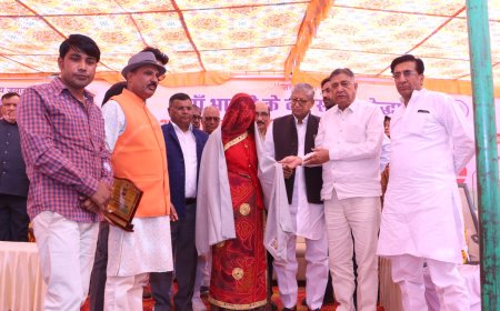 भोड़की में शहीद रामचन्द्र मीणा का मूर्ति अनावरण समारोह:   शहीद देवताओं के भी देवता- मंत्री बाजौर