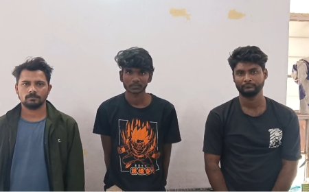 पुलिस ने तीन अलग-अलग स्थान पर कार्रवाई: अवैध रूप से शराब बेचते हुए तीन गिरफ्तार