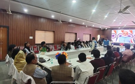 राईजिंग राजस्थान ग्लोबल समिट से वीसी के माध्यम से जुड़े जिले के उद्योगपति व अधिकारी