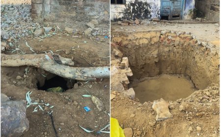 नगर पालिका ने खुला छोड़ा बोरबेल और गढ्ढा, कुछ फिट की दूरी पर आंगनबाड़ी संचालित, नहीं लिया हादसों से सबक