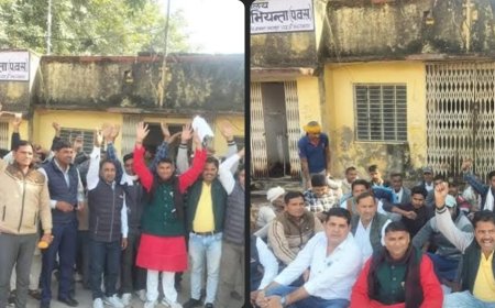 रात में ग्रामीण क्षेत्रों में बिजली दिए जाने से आक्रोशित किसानों ने  बिजली घर पर किया विरोध प्रदर्शन