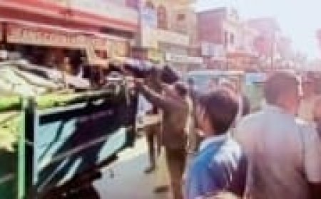 खैरथल में दूसरे दिन भी चला अतिक्रमण हटाने का अभियान:  लोगों ने पक्षपात का लगाया आरोप