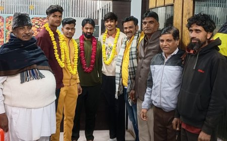 नेशनल टीम के लिए भीलवाड़ा से तीन छात्रों का हुआ चयन