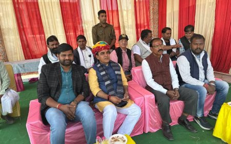 RPL 2 के सेमी फ़ाइनल में पहुंचे विधायक राजेंद्र प्रधान  ,खिलाड़ियों का बढ़ाया हौसला