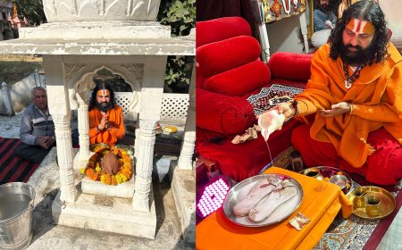 सिद्ध पीठ वेंकटेश लोहार्गल धाम में संतदास जी महाराज की मनाई आठवीं पुण्यतिथि,समाधि पूजन,चरण पादूका पूजन का आयोजन