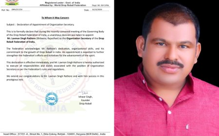 राठौड़ बने राष्ट्रीय महासचिव