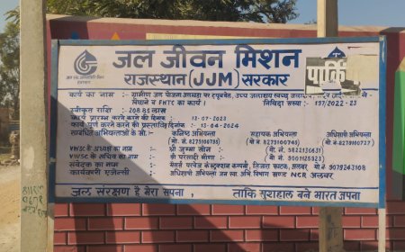 रामगढ विधानसभा - 2 करोड़ से अधिक की जल जीवन मिशन योजना चालू होने के बावजूद भी पेयजल को तरस्ते ग्रामीण