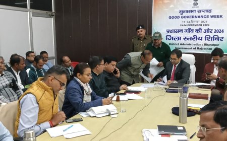 सुशासन सप्ताह के तहत प्रशासन गॉव की ओर जनसुनवाई, आमजन की समस्याओं का समाधान स्थानीय स्तर पर ही करें: जिला कलक्टर