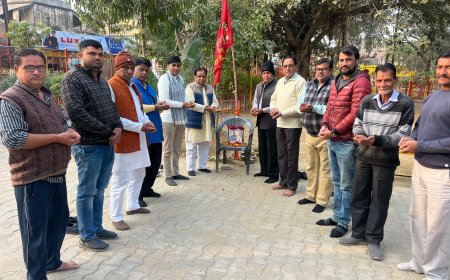 भाजपा ने पं रामप्रसाद बिसमिल को दी श्रद्धांजलि