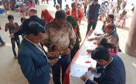 गुहाला में ग्यारसी लाल मोदी की पुण्यतिथि पर निशुल्क शिविर का आयोजन:  शिविर में 190 लोगों की हुई जांच 60 लोगों को किया चिन्हित