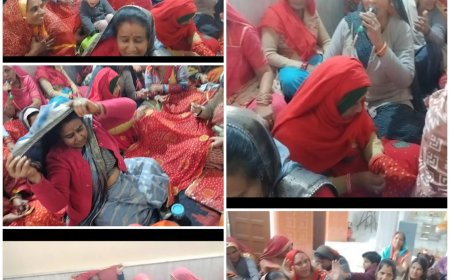 श्याम बाबा के मंदिर में महिलाओं ने लगाई मां शाकंभरी की चुनरी के बूटियां,13 जनवरी को निकलेगी विशाल चुनरी पदयात्रा