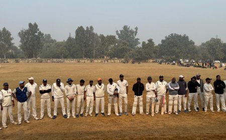 तिजारा कप क्रिकेट प्रतियोगिता का किया उद्घाटन