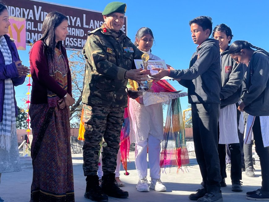 धारा का बास के वैभव चौधरी ने तैयार किया गैस लीकेज डिटेक्शन मॉडल