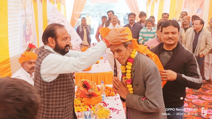 सीएचसी नौगांव पर मुख्यमंत्री आयुष्मान आरोग्य शिविर का विधायक सुखवंत सिंह ने फिता काट किया उद्घाटन