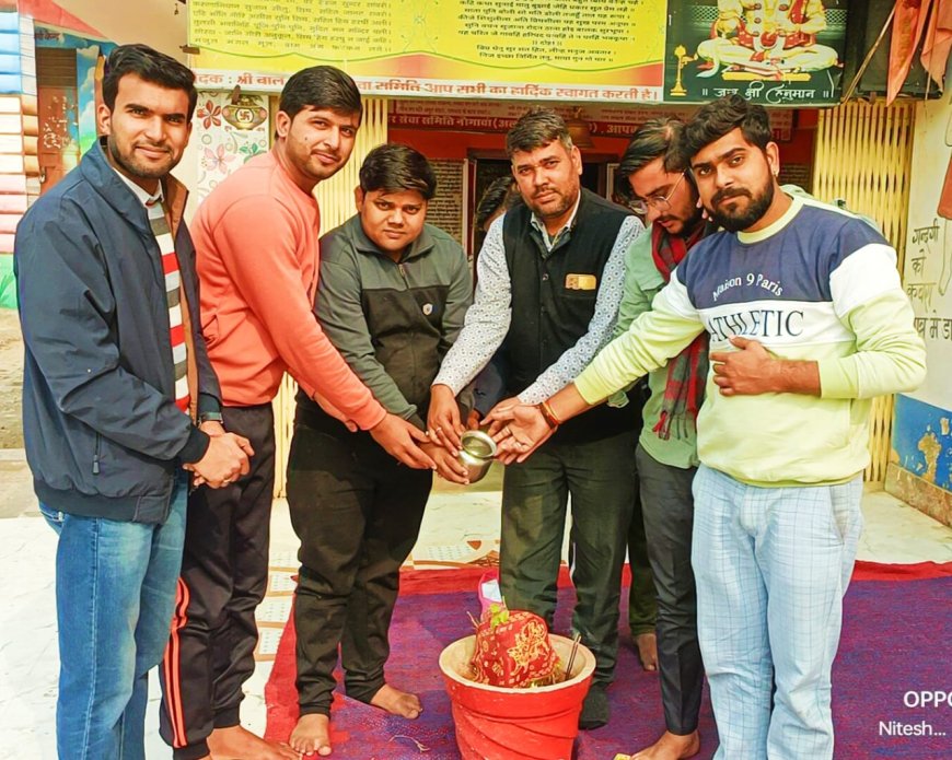 श्री हनुमान सेवा समिति द्वारा मनाया गया  तुलसी पूजन दिवस