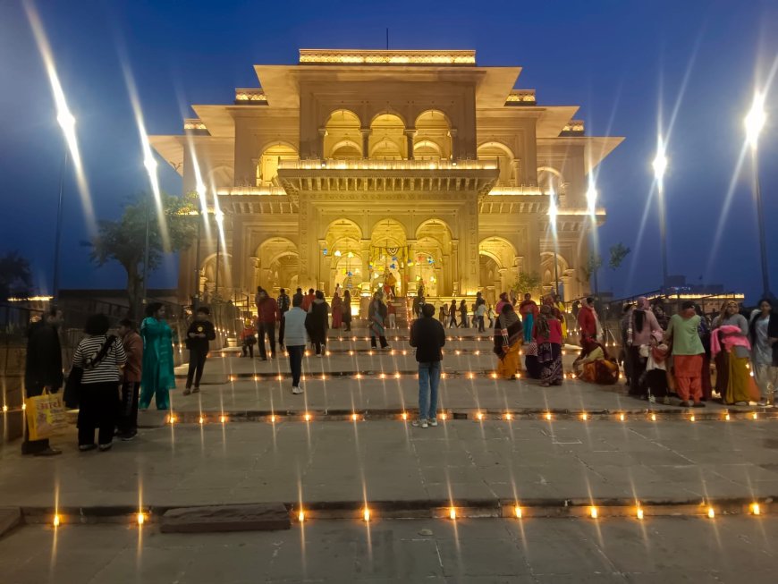 दीपों की जगमगाहट से गंगा मंदिर का लौटा पुरातन वैभव