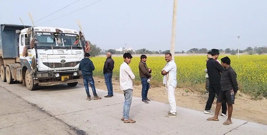 नियम विरूद्व डम्फरो व अन्य वाहनो के संचालन पर सम्बधिंत विभाग करे कार्रवाही - तहसीलदार