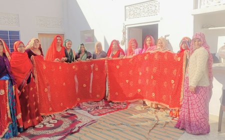 मां शाकंभरी की चुनडी के बूटियां लगाने को लेकर महिलाओं में काफी उत्साह