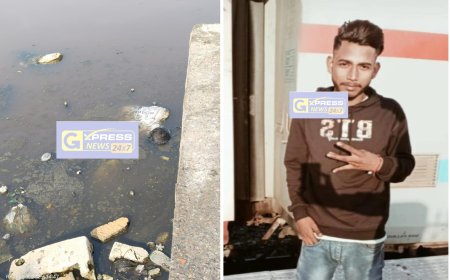 अलवर जिले के गोविंदगढ़ कस्बे के सीकरी रोड स्थित जोहड़ में मिला युवक का शव