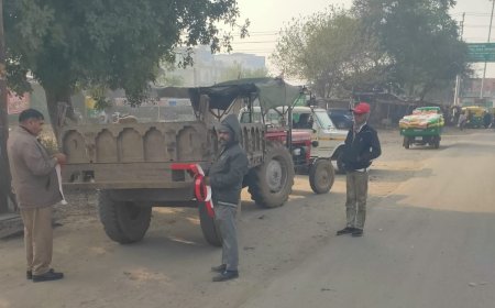 राष्ट्रीय सड़क सुरक्षा माह "परवाह" के तहत परिवहन विभाग का विशेष अभियान