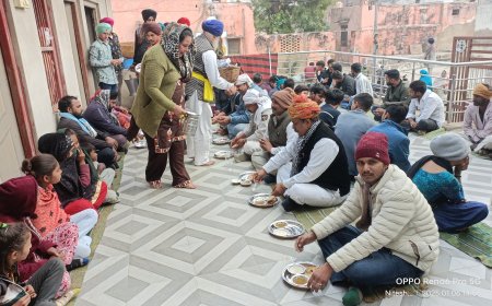नौगावा,मुबारिकपुर एवं पाटा में गुरूगोविन्द सिंह जी का प्रकाश पर्व बड़े धूमधाम से मनाया