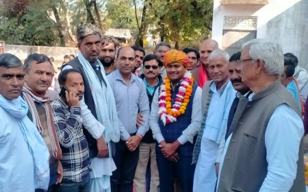 नव नियुक्त भाजपा मण्डल अध्यक्ष संदीप सैनी का किया स्वागत