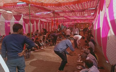 हनुमान जी का हुआ जागरण एवं समापन पर विशाल भंडारे का आयोजन