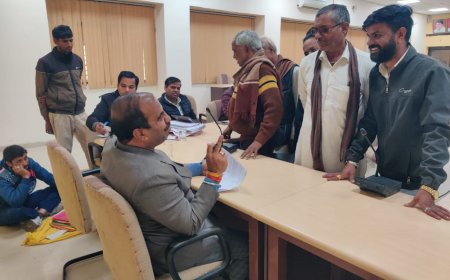 पुर में सब्जी मंडी बनाने के लिए चिन्हित स्थल पर नहीं बनी सहमति जनसुनवाई में दिया ज्ञापन