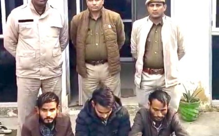 ओपरेशन एंटीवाइरस :ऑनलाइन ठगी करने वाले तीन आरोपी दबोचे