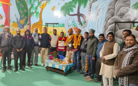 तिजारा भाजपा मंडल अध्यक्ष कपिल गुप्ता व प्रतिनिधि बिशम्भर सैनी का किया सम्मान