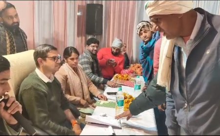 जिला कलक्टर  ने गगवाना में आयोजित रात्रि चौपाल में  सुने ग्रामवासियों के परिवाद,  कुल 83 परिवादों में से 42 का करवाया मौके पर निस्तारण