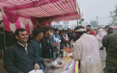 रामलला की प्राण प्रतिष्ठा को लेकर हुआ भंडारों का आयोजन